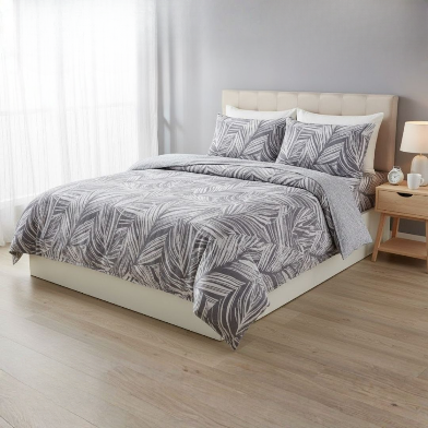 Lux Pazen Yaprak Desenli Çift Kişilik Nevresim Takımı