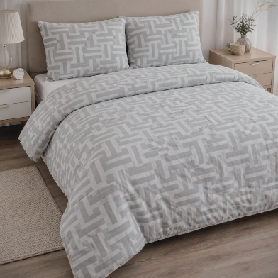 Lux Pazen Labirent Desenli Çift Kişilik Nevresim Takımı