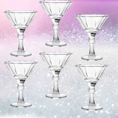 Arow Violet 6'Lı Martini Bardağı Dondurma Puding Kabı