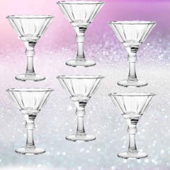 Arow Violet 6'Lı Martini Bardağı Dondurma Puding Kabı