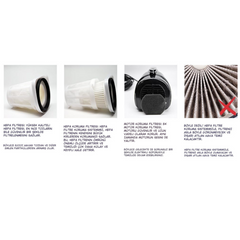 Arnica Merlin Pro Dik Elektrikli Süpürge Mor