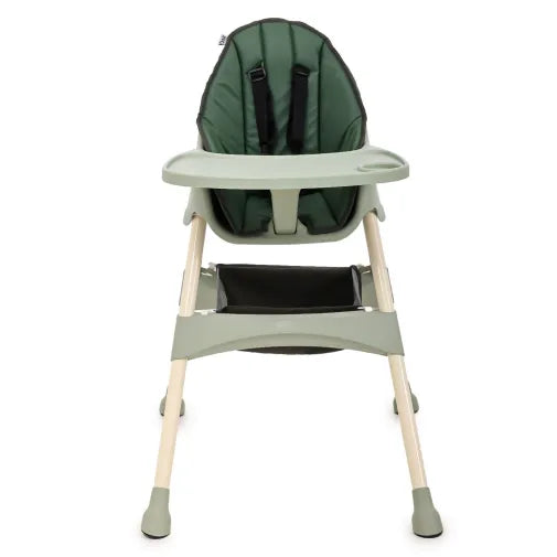 Duux Omega Sepetli Çıkarılabilir Tepsili Mama Sandalyesi Yeşil
