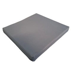 Sandalye Yastığı Minderi 45x43 cm Fermuarlı Yıkanabilir Balkon Bahçe Minderi Gri