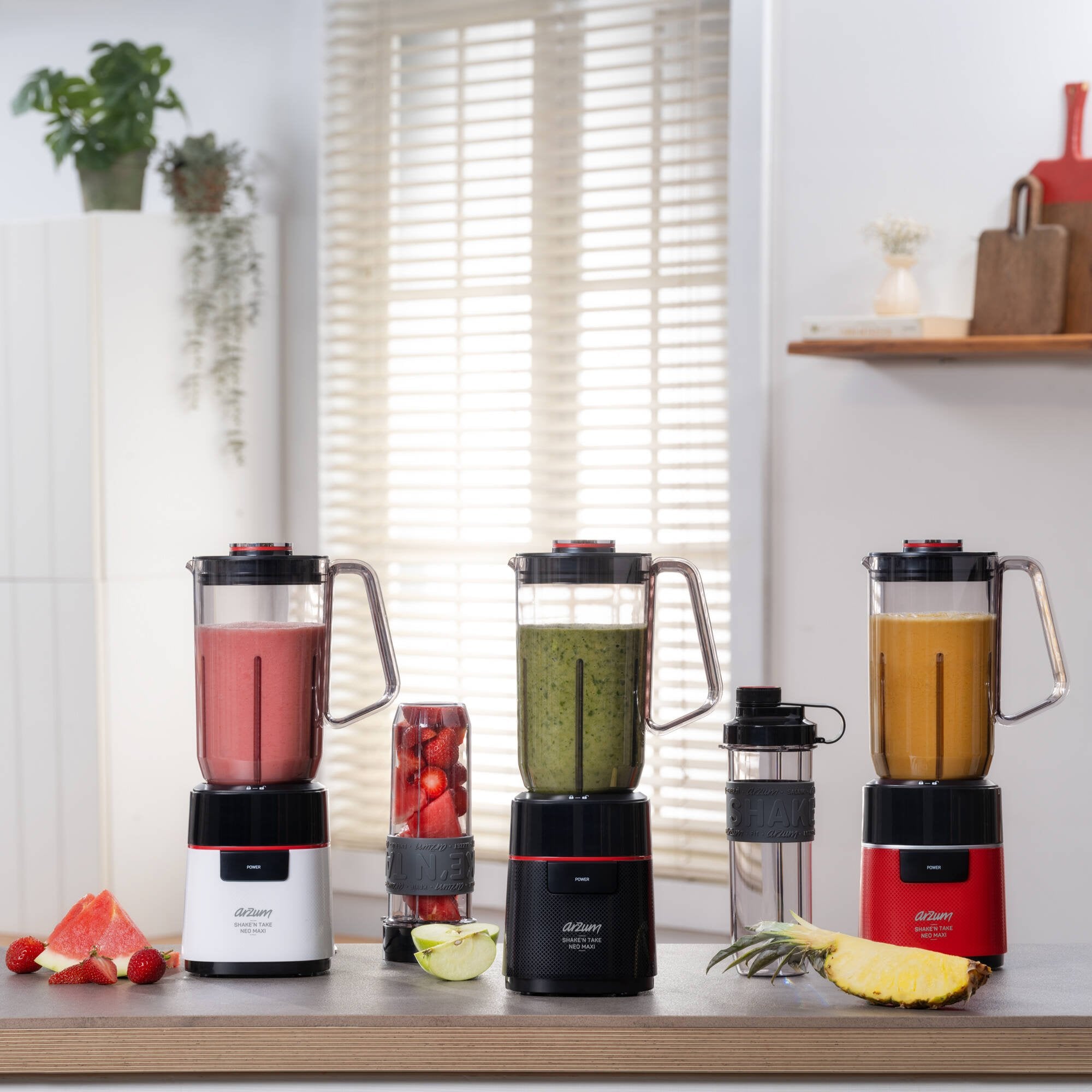 Arzum Shake'n Take Neo Maxi Sürahi Blender Beyaz