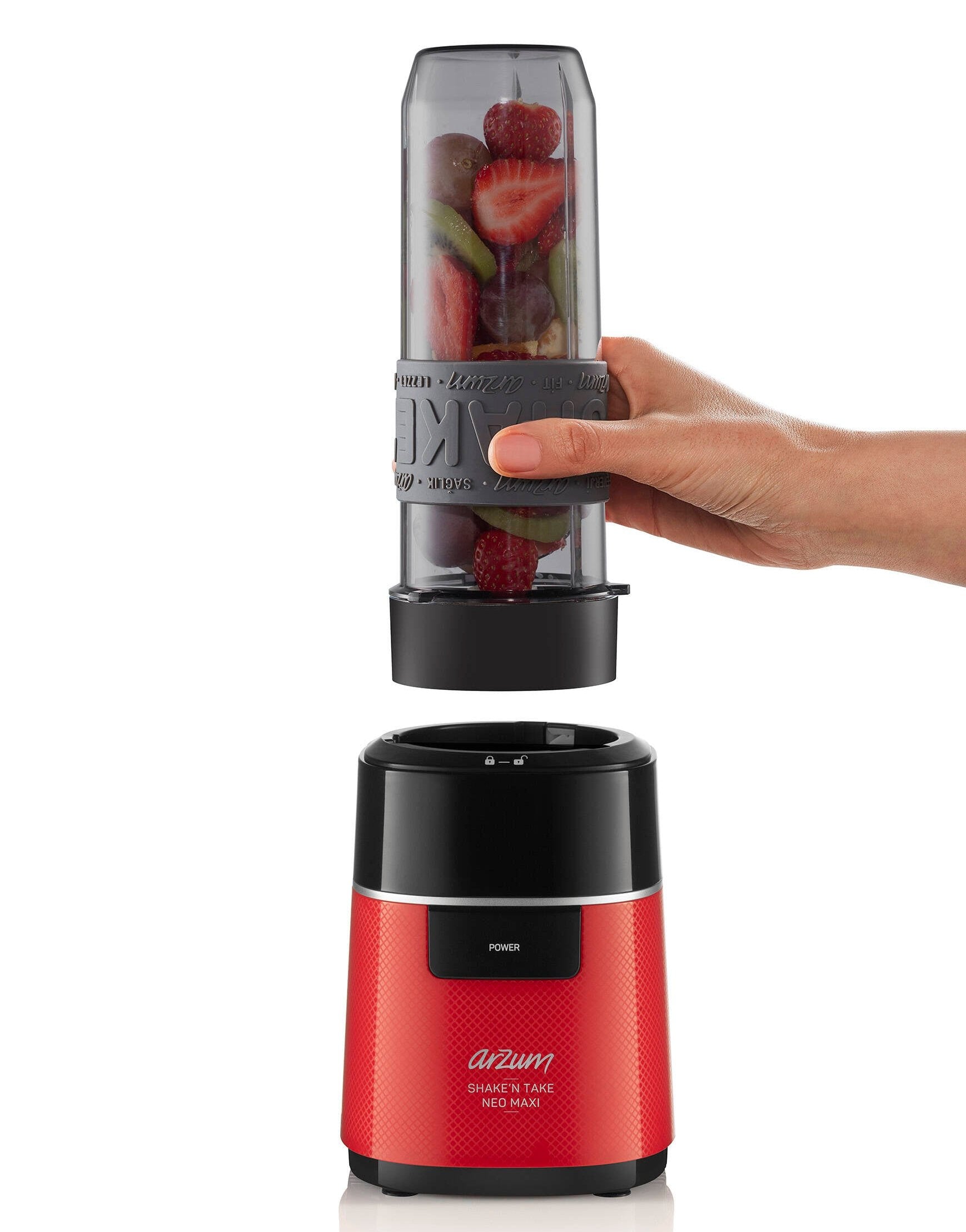 Arzum Shake'n Take Neo Maxi Sürahi Blender Kırmızı