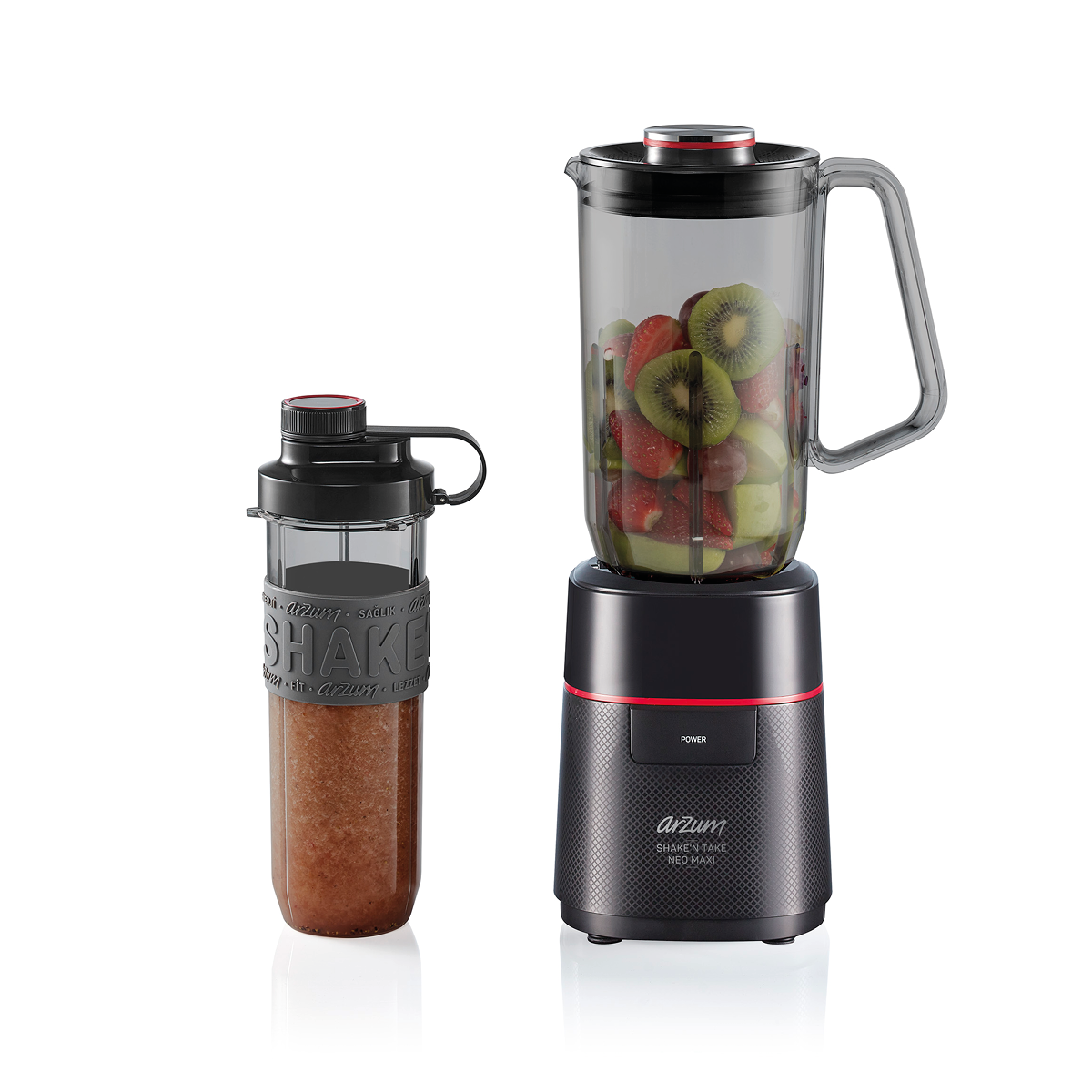 Arzum Shake'n Take Neo Maxi Sürahi Blender Siyah