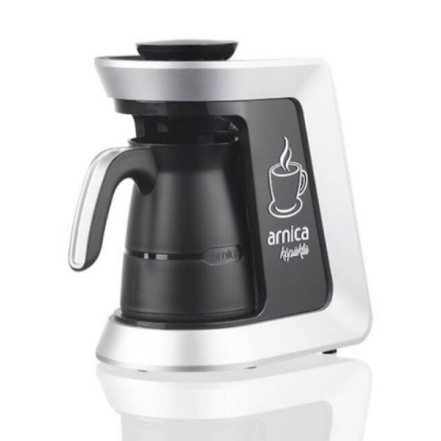 Arnica Köpüklü 4 Fincan Kapasite Türk Kahve Makinesi Silver
