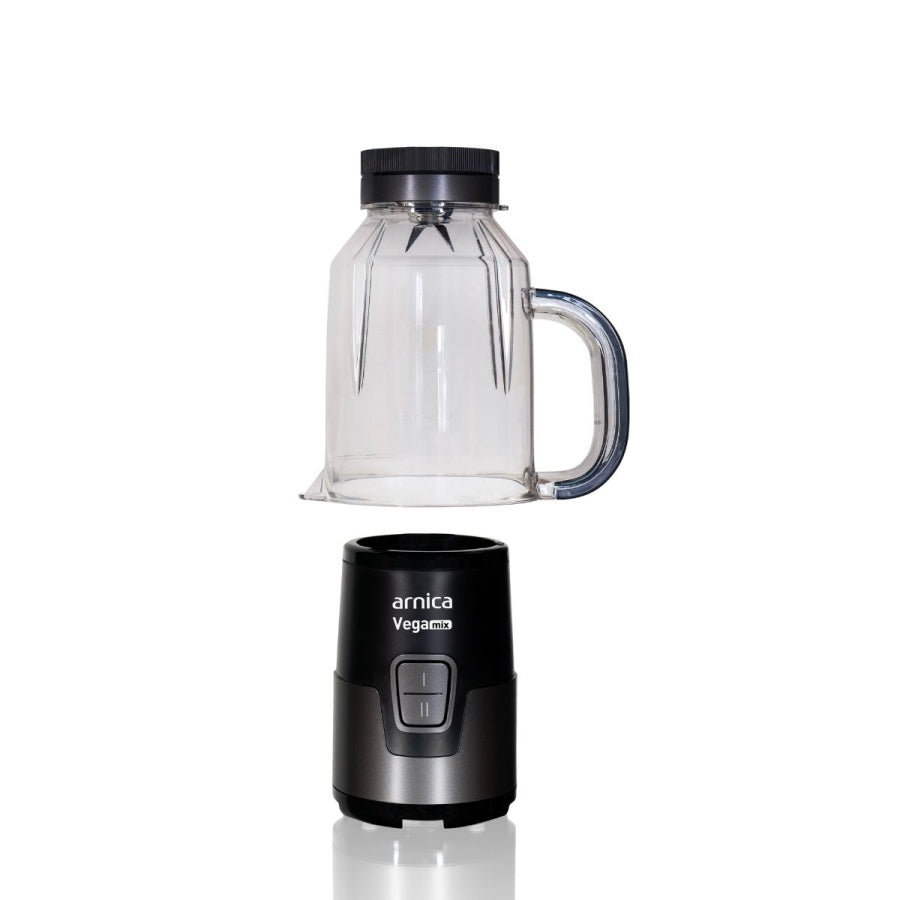 Arnica Vega Mix 1.2 Lt Hazneli Kişisel Blender Seti Siyah