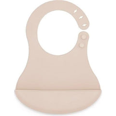 Babyjem Mini Silikon Mama Önlük Ekru