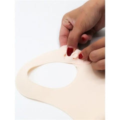 Babyjem Mini Silikon Mama Önlük Ekru