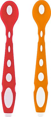 Babyjem Silikon Mama Kaşığı Turuncu Kırmızı