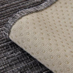 Gri İskandinav Şönil Kaymaz Kalın Kanepe Yastık Örtüsü Kılıfı