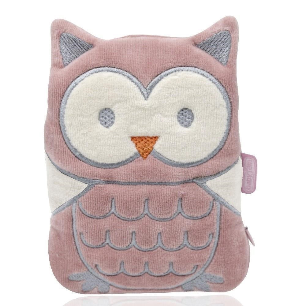 Babyjem Kiraz Çekirdekli Gaz Önleyici Yastık Baykuş Gül Kurusu