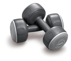 Body Sculpture 2x5 kg Dumbbell Set Gri