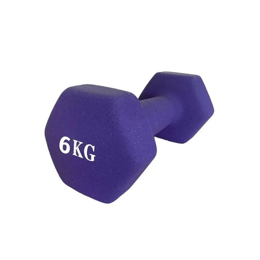 Protech Altıgen Neopren 6 KG Dumbbell