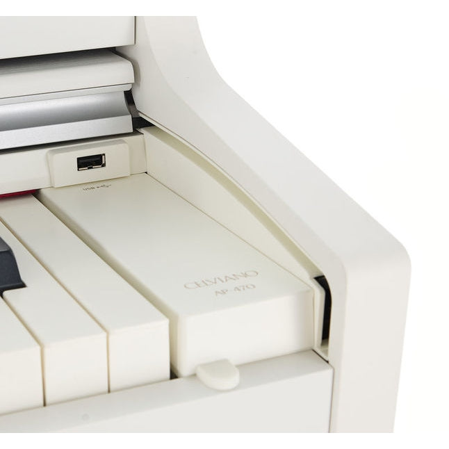 Casio Dijital Piyano Mat Beyaz