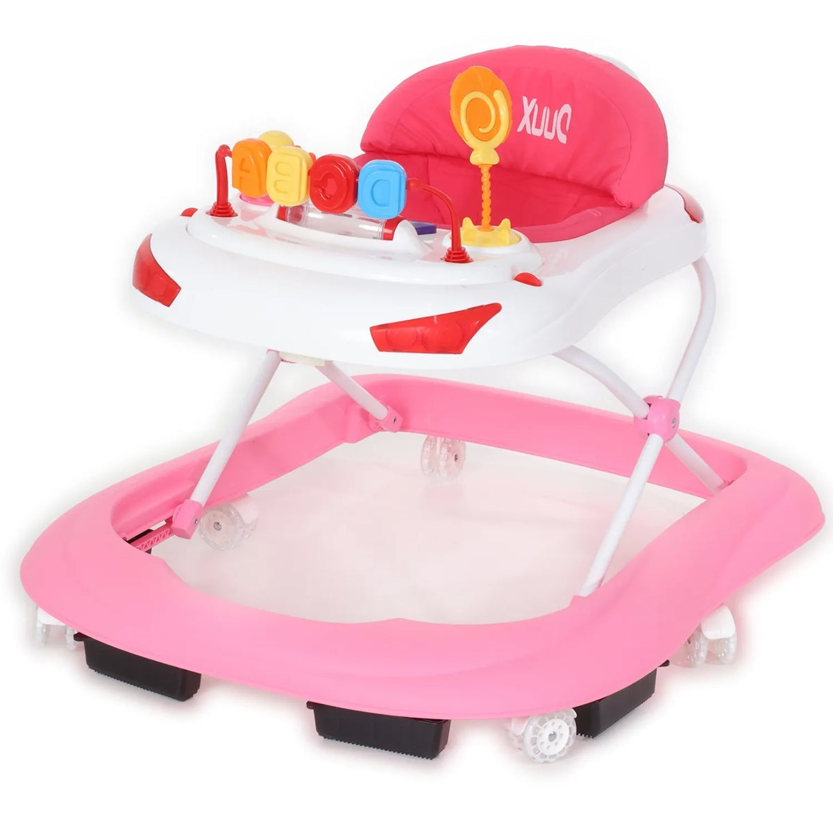 Duux 6 Ay+ Piano Oyuncaklı Müzikli Yürüteç Pembe