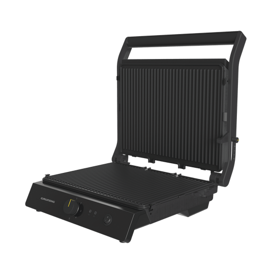 Grundig Quantcoat 7 Kat Dayanıklı Plaka Tost Makinesi Siyah