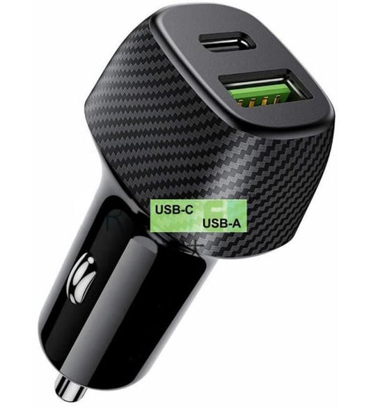 Concord Usb-A Usb-C Araç Şarj Başlığı