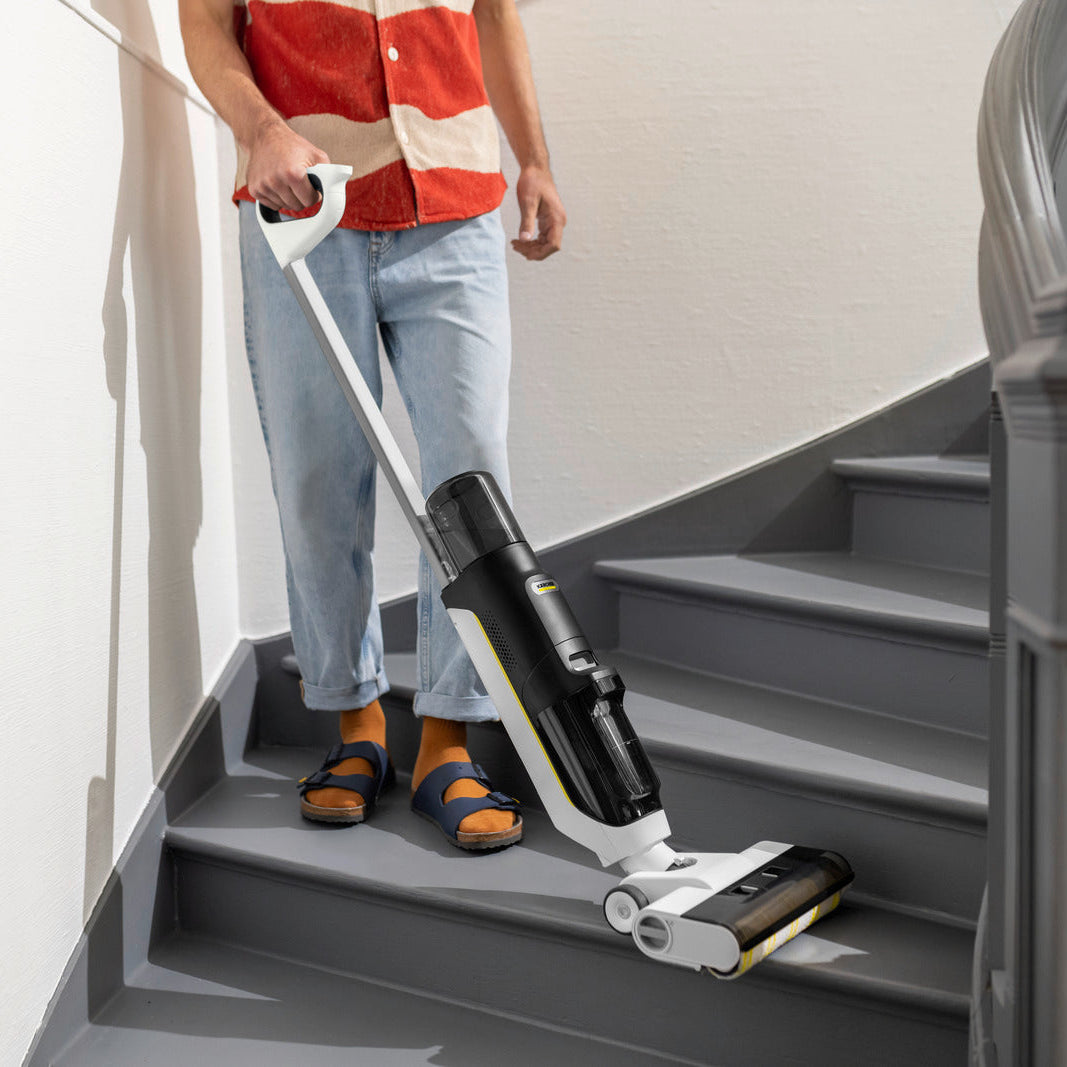 Karcher FCV3 Sert Zemin ve Halı Vakumlu Paspas Beyaz