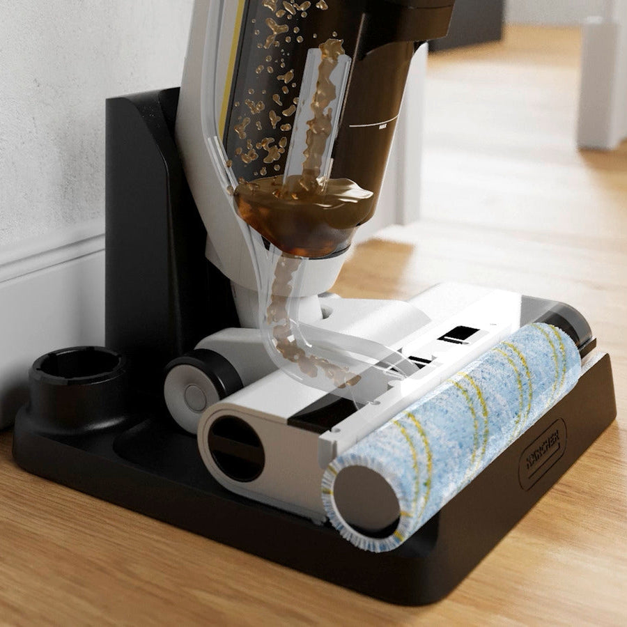 Karcher FCV3 Sert Zemin ve Halı Vakumlu Paspas Beyaz