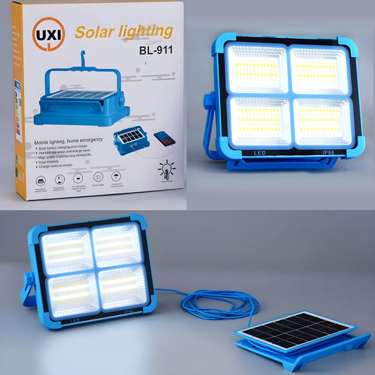 Uxi 100 W Taşınabilir 5m Kablolu Şarjlı Solar Işık