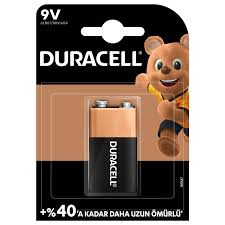 Duracell 9V 6LR61 Pil