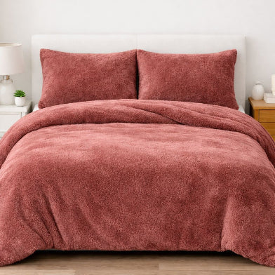 Orkide Welsoft Çift Kişilik Nevresim Takımı Gül Kurusu