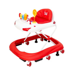 Babyhope 6 Ay+ Piano Oyuncaklı Müzikli Yürüteç Kırmızı