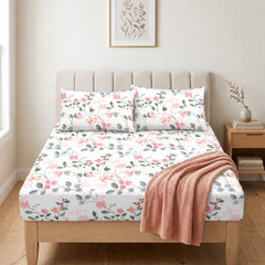 Shirley Mikro Saten Lastikli 165*200 cm Çarşaf ve 2 Adet Yastık