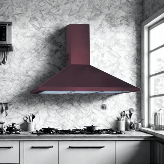 Bompani Rustico Burgundy Davlumbaz