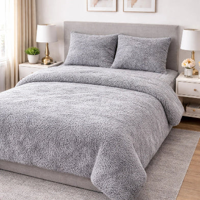 Welsoft Nevresim Takımı Battal Boy Gri