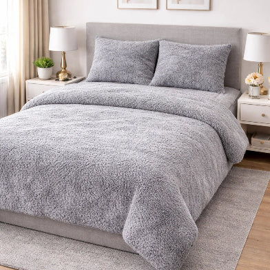 Welsoft Nevresim Takımı 1.5 Kişilik Gri