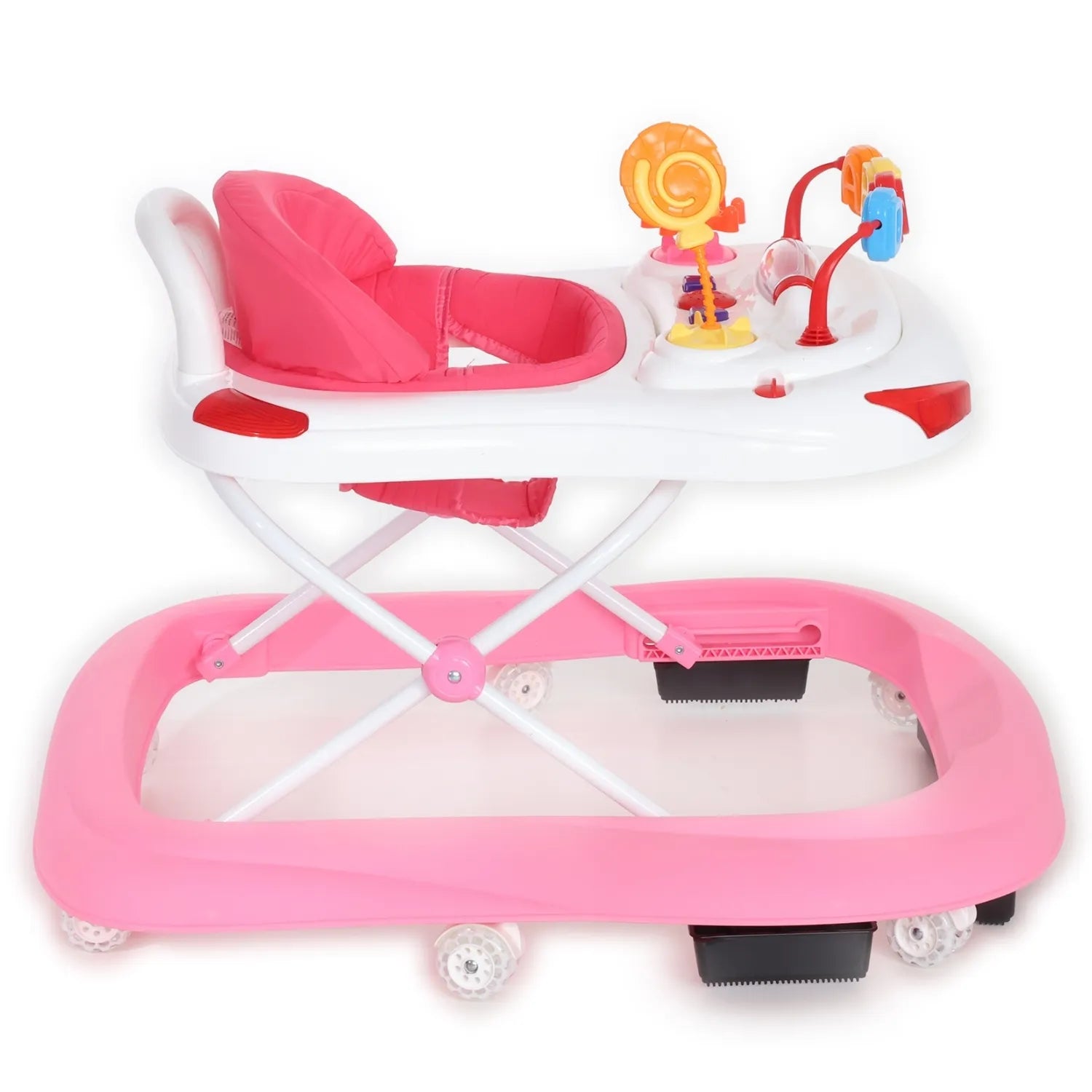 Duux 6 Ay+ Piano Oyuncaklı Müzikli Yürüteç Pembe