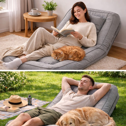 Modern Katlanır Kanepe Yatak 175x95 Cm Gri