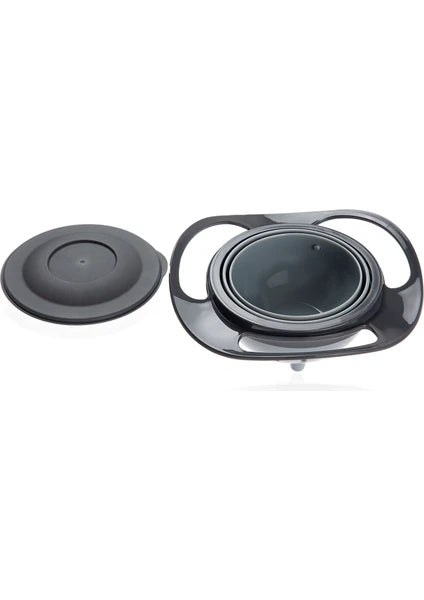 Babyjem İçindekini Dökmeyen Tabak Gri