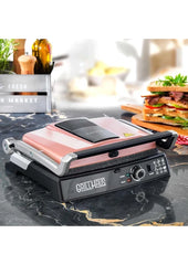 Schafer Grill Haus Tost ve Izgara Makinesi Rose Gold