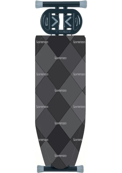 Lorenzo Truva 45x126 cm Ütü Masası Gri Geometrik Desenli