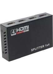 Powermaster 1x4 HDMI Splitter 4Port 1080P