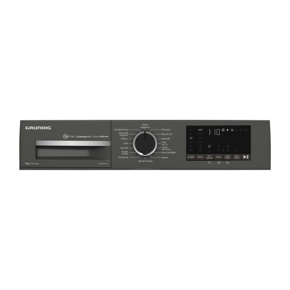 Grundig 9 Kg Inverter Motor Çamaşır Makinesi Manhattan Grisi