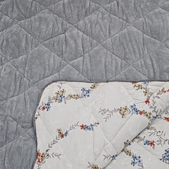 Welsoft Çift Kişilik 195x215 Cm Çift Taraflı Yorgan Gri