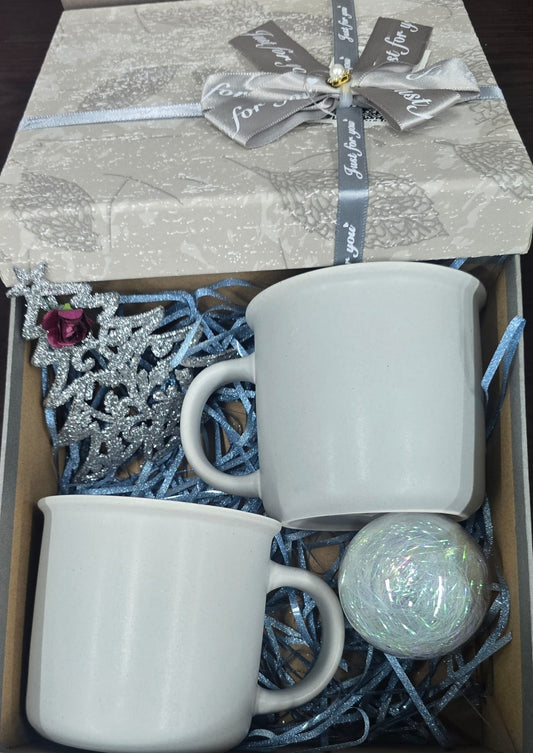 İkili 350 ML Mug Kupa Bardak Gri