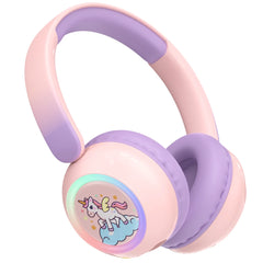 Havit Kids Kablosuz Kulak Üstü Çocuk Kulaklık Pembe