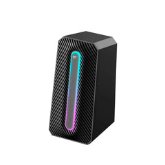Havit RGB Işıklı Bilgisayar Hoparlörü 5W×2, USB + 3.5mm, Dokunmatik Işık Kontrolü Siyah