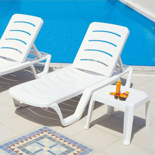 Heniver Okyanus Şezlong Beyaz