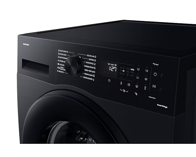 Samsung EcoBubble 8 Kg Elmas Kazan Inverter Çamaşır Makinesi Siyah