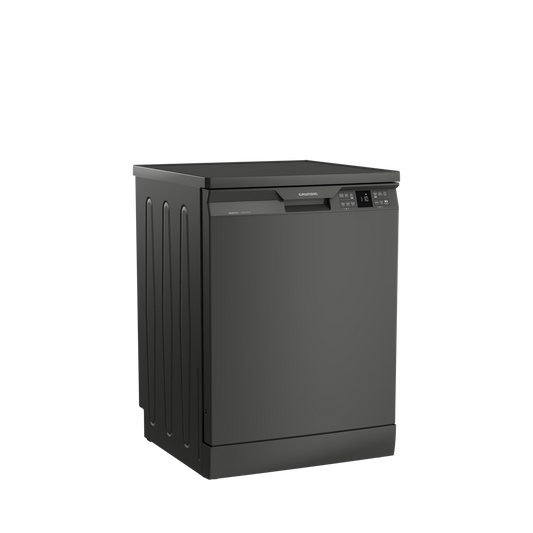 Grundig 6 Program Kir Sensörlü LED Ekran Bulaşık Makinesi Manhattan Gri