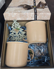 İkili 350 ML Mug Kupa Bardak Kapuçino