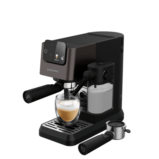 Grundig Delisia Süt Hazneli Yarı Otomatik ve Kapsüllü Espresso Makinesi