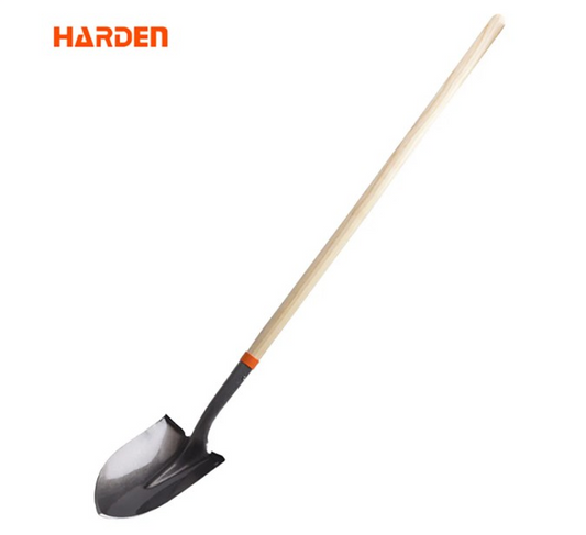 Harden 148 Cm Uzun Ahşap Saplı Sivri Uçlu Kürek